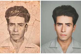 restore old photos, repair and colorize old photo in 24h