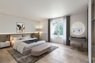 3d modeling and bedroom, kitchen, livingroom interior render