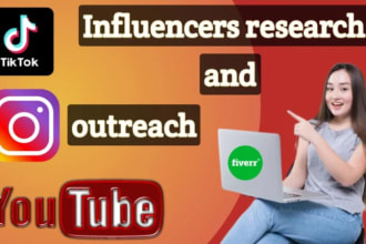 research and outreach influencer marketing for social media