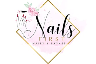 do modern cosmetics beauty skincare feminine spa logo design