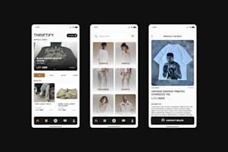 do UI UX designs for websites and mobile apps using figma