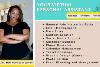 be your professional administrative virtual assistant