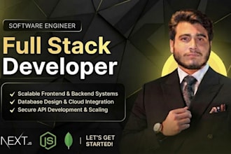 be your frontend and backend developer
