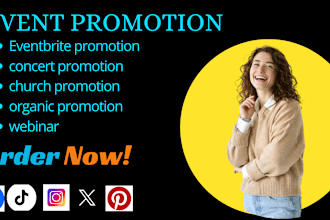 do effectively event promotion, eventbrite, webinar, concert and church