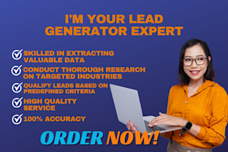 do b2b lead generation, linkedin leads, email list and targeted leads