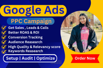 setup and manage google ads adword PPC campaign from scratch