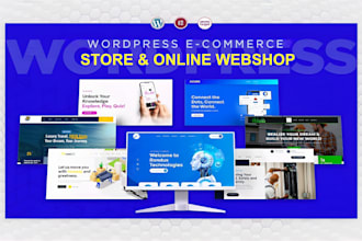 design ecommerce store and online webshop using woocommerce wordpress
