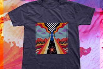 do custom minimalist t shirt design, typography and graphic t shirt design