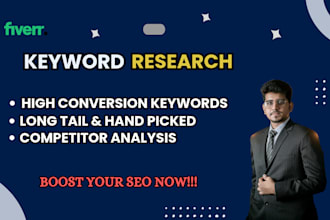 do advanced SEO keyword research and competitor analysis