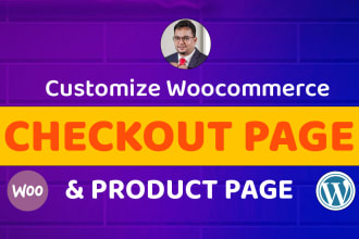 customize woocommerce checkout or single product page design