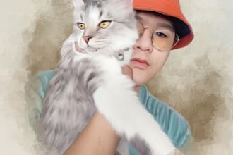 do pet and human portrait for you
