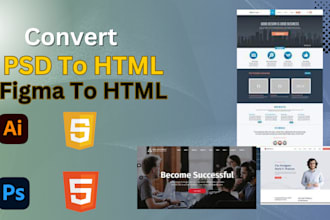 convert PSD to HTML , bootstrap responsive design