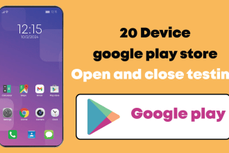 provide 20 dedicated tester for google play app close and open testing
