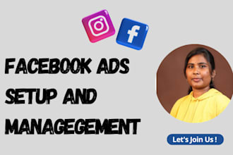 create facebook ads campaign setup and management