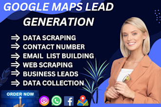scrape google map data for lead generation, b2b data extraction