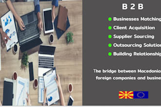 be the bridge between macedonian and foreign companies and businesses