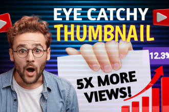 design viral thumbnail for you