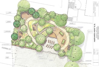 do hoa approved 2d landscape design for residential house