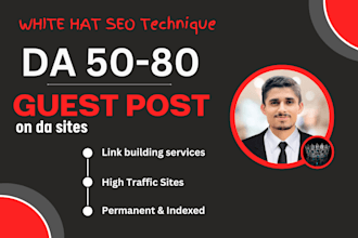 write and publish blog posts on high da sites