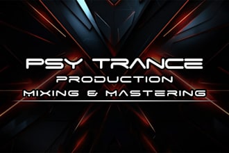 produce, mix and master a high quality psytrance track