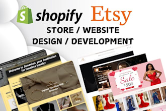 design shopify etsy streetwear clothing store y2k shopify fashion store designer