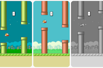 make a custom flappy bird style game