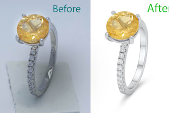 professional jewelry photo editing and retouching specialist