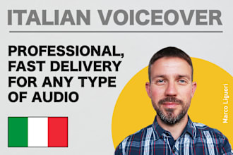 record my voice for you in italian
