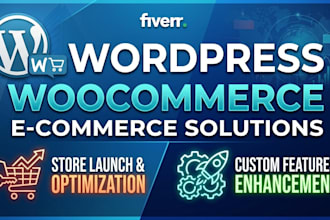 build a woocommerce wordpress ecommerce website with SEO