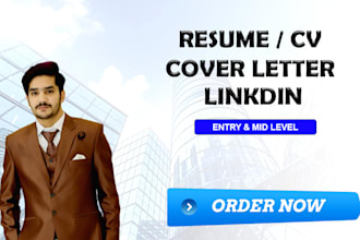 create your CV cover letter linkdin optimisation