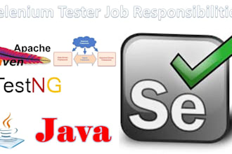 create a tests for selenium automation testing