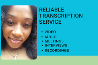 transcribe your audio to text and do video transcription