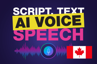 do text to speech using real human ai voiceover