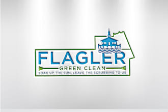 make unique creative personable, home cleaning logo design