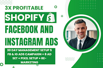setup or manage shopify facebook ads and instagram ads campaign