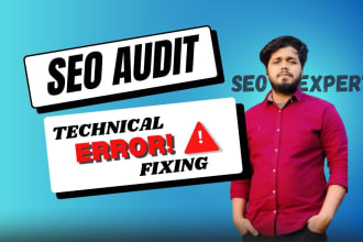 do SEO audit report and fix XML sitemap, robots txt, and technical errors