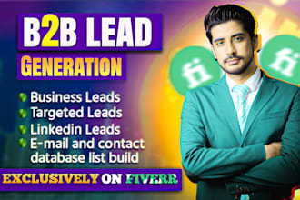 do b2b linkedin lead generation, email list, and collect personal phone numbers