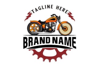 design amazing motor bike, bike racing, bikers club logo