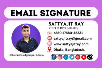 do effective clickable html email signatures for gmail, outlook, website etc