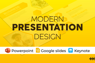 do powerpoint presentation and investor pitch deck design