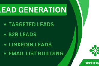 provide b2b lead generation for any USA business
