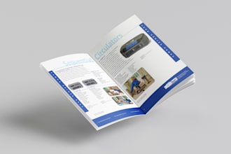 design professional product catalogs and  corporate brochures