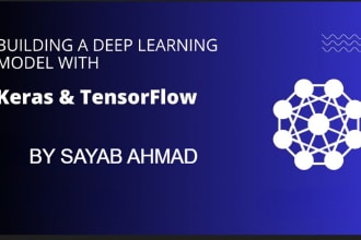 provide deep learning solutions, keras, tensorflow, model building