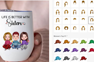 customize your product on kickflip customily teeinblue zakeke shopify pod store