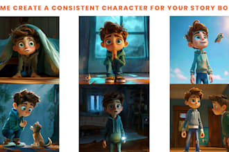 create consistent characters for your story book