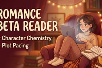 beta read the first chapters of your novel