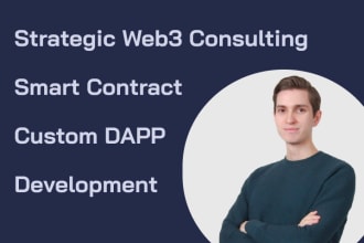 build secure smart contracts and custom web3 dapps for you