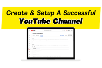 create and setup a successful youtube channel