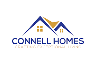 provide modern residential construction company logo design