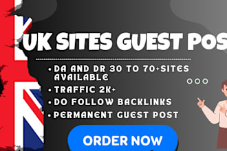 publish UK guest post with high quality do follow backlinks